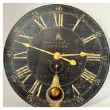 Timeworks by Uttermost 49 Bond Street London Large Wall Clock with Pendulum