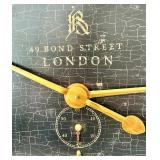 Timeworks by Uttermost 49 Bond Street London Large Wall Clock with Pendulum