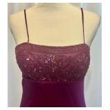 Stenay Beaded Silk Dress with Sheer Bolero Jacket Size 8