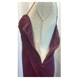 Stenay Beaded Silk Dress with Sheer Bolero Jacket Size 8