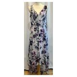 Simply Vera Vera Wang Sleeveless Floral Maxi Dress -Size Large