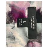 Simply Vera Vera Wang Sleeveless Floral Maxi Dress -Size Large