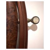 Antique Vanity Table with Carved Mirror and Drawers