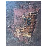 Antique Wooden Dome Top Trunk with Iron Handles