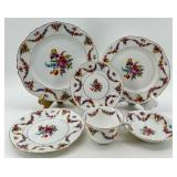 Vintage Floral Swag Epiag Porcelain China with service for 12+