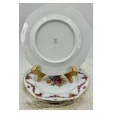 Vintage Floral Swag Epiag Porcelain China with service for 12+