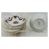 Vintage Floral Swag Epiag Porcelain China with service for 12+