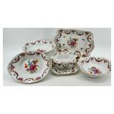 Vintage Floral Swag Epiag Porcelain China Accessories