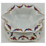 Vintage Floral Swag Epiag Porcelain China Accessories