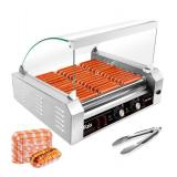 Commercial 11 Roller Hot Dog Grill Non Stick $199.99 Retail - Brand New