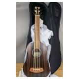 AKLOT Electric Bass Ukulele 30" Ebony African Blackwood Professional $159.99 Retail - Brand New