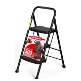 HB Tower 3 Step Ladder Black Folding and Anti Slip $64.99 Retail - Brand New