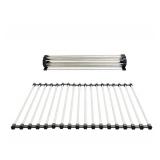 Steel Sensation Over Sink Roll-Up Dish Drying Rack - Brand New
