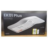 ProtoArc Backlit Bluetooth Ergonomic Keyboard EK01 Plus with Wrist Cushion $99.99 Retail - Brand New