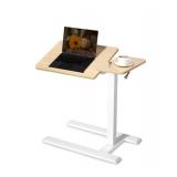 Adjustable Tilt Overbed Bedside Table with Wheels Laptop Desk $149.99 Retail - Brand New