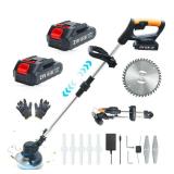Cordless Weed Whacker Weed Eater with Accessories Black & Green $63.99 Retail - Brand New