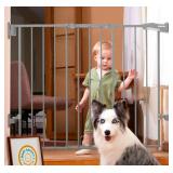 Babelio Baby Gate 26" - 43" Wide 28" High Grey $79.99 Retail - Brand New