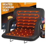 Heated Stadium Seat for Bleachers with Back Support $85.99 Retail - Brand New