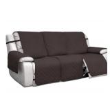 PureFit Water Resistant Reversible Sofa Cover for Reclining 3 Seater Chocolate/Beige $55.99 Retail - Brand New