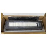 RoundFire Rectangle Fuel Tabletop Firepit Grey $99.99 Retail - Brand New