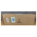 RoundFire Rectangle Fuel Tabletop Firepit Grey $99.99 Retail - Brand New