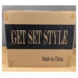 Modern Stool Ottoman Foot Rest Beige $89.99 Retail - Brand New