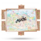 Large Puzzle Board with Drawers 40" x 28" $89.99 Retail - Brand New