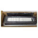 RoundFire Rectangle Fuel Tabletop Firepit Grey $99.99 Retail - Brand New