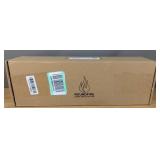 RoundFire Rectangle Fuel Tabletop Firepit Grey $99.99 Retail - Brand New