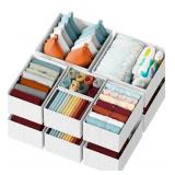 Drawer Organizer White & Blue for Dressers and Storage - Brand New