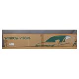 Window Visors Rain Guards for 2019-2024 Chevy Silverado/GMC Sierra 1500 Crew Cab $33.99 Retail - Brand New