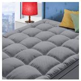 Matbeby King Size Mattress Topper/Pad Dark Grey $119.99 Retail - Brand New