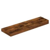 Floating Shelving Set of 2 for Wall 24" Rustic Brown $52.99 Retail - Brand New