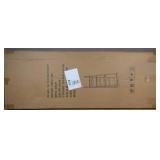 4 Tier Ladder Shelf Organizer Black Oak $49.99 Retail - Brand New