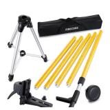 Firecore 12ft Professional Laser Level Pole with Tripod with 5/8" - 11 Threaded Adapter $69.99 Retail - Brand New
