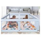 Baby Play Mat Gray Soft Breathable Mesh - Brand New