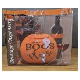 More Boos Please 1 Gallon Pumpkin Drink Dispenser $45.99 Retail - Brand New