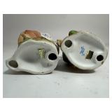 HOMCO Vintage Porcelain/Ceramic Asian Older Man & Woman couple Figurines