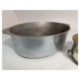 Vintage Household Institute Cast Aluminum Oval Dutch Oven & Foley Food Mill