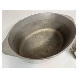 Vintage Household Institute Cast Aluminum Oval Dutch Oven & Foley Food Mill