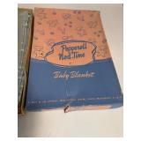Vintage Baby Blanket With Original Box