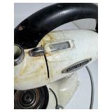 Hamilton Beach Model G Stand Mixer & Swing A Way SHARP Ice Crusher Hand Crank METAL White and Chrome NO BASE
