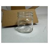 Lot of 8oz Square Mason Jars