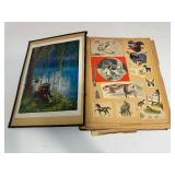 Scrap Book Full of Vintage Cut Outs