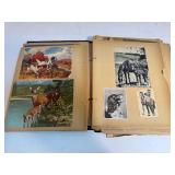 Scrap Book Full of Vintage Cut Outs