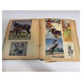 Scrap Book Full of Vintage Cut Outs
