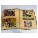 Scrap Book Full of Vintage Cut Outs