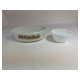 Anchor Hocking Fire King Round Casserole Baking Dish