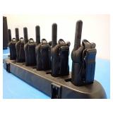 Set of Motorola Walkie Talkies // Includes 6 radios with clips and Charging station with charging cable