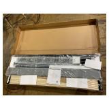 Avenco Queen Bed Frame, Upholstered Platform Bed Frame with Adjustable Headboard, Wood Slat Support, Easy to Assemble,Box Spring no Needed, Light Grey